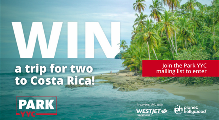 Win a dream getaway for two to Costa Rica!