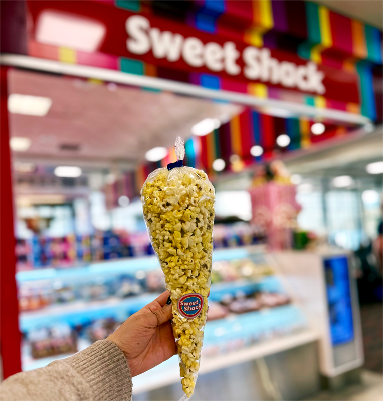 Sweeten your travels with a popcorn treat from Sweet Shack!