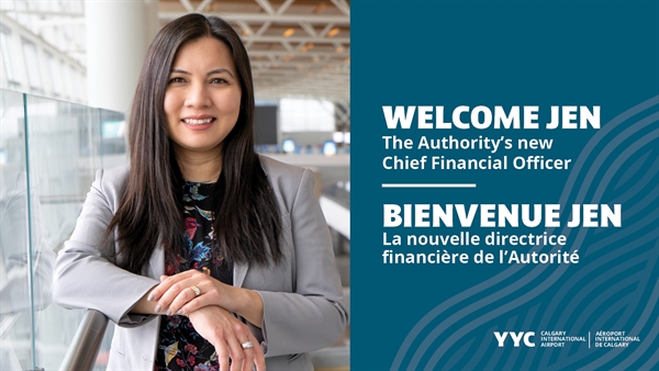 The Calgary Airport Authority welcomes Jennifer Pon as Chief Financial Officer
